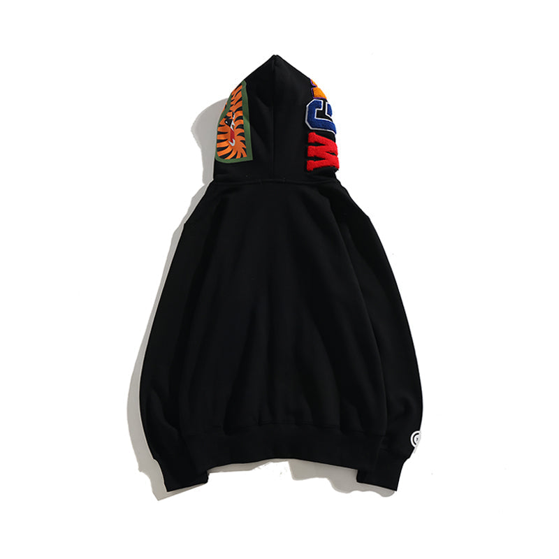 Bathing Ape Hoodie Camouflage Cardigan Men's and Women's Sweater Hoodie Coat