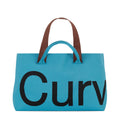 Curves Knit Tote (Cerulean)