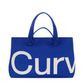 Curves Knit Tote (Sapphire)