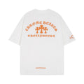 CHH Chrome Heart T Shirts CROW Summer Short Sleeve Embroidery Crew Neck Loose