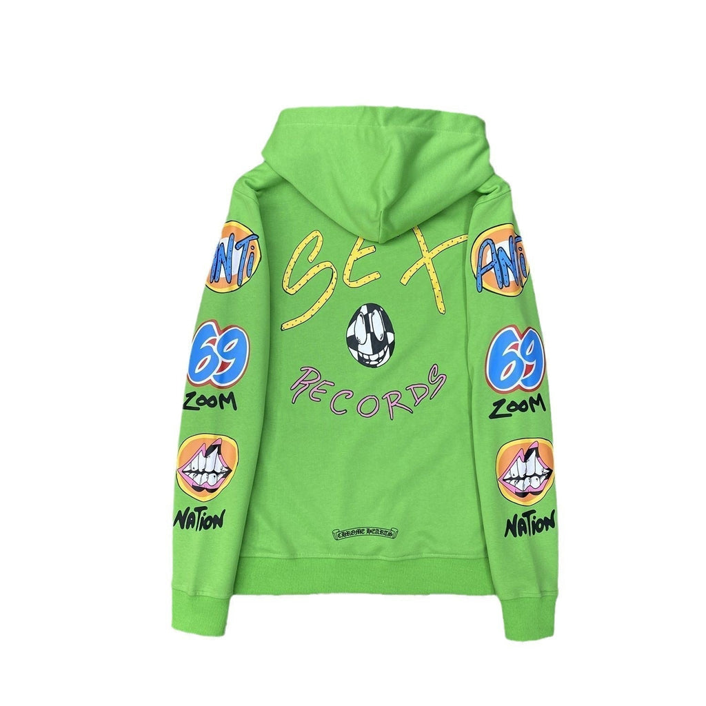 Chrome Heart Hoodie Chrome Hearts Sex Records hooded sweater