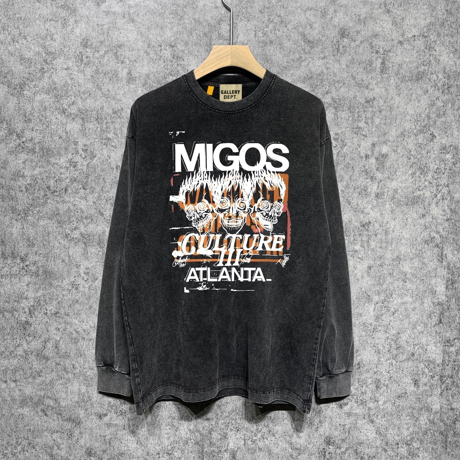 Gallery Dept Long Sleeve Shirt Vintage T Shirt Washed and Worn Vintage Long Sleeve T-shirt