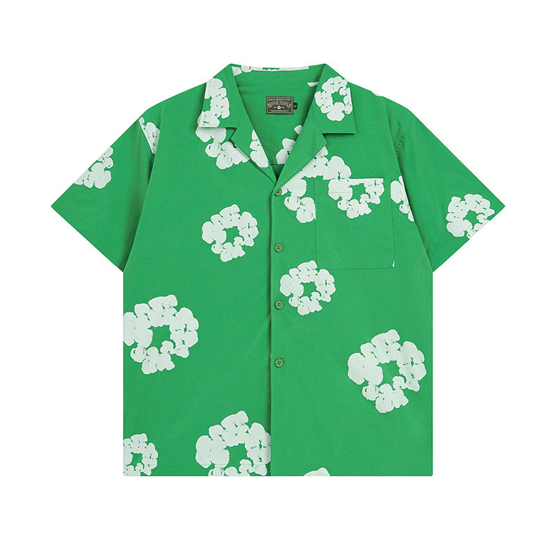 Denim Tears T-shirts Kapok Short-Sleeved Shirt Casual Shirt