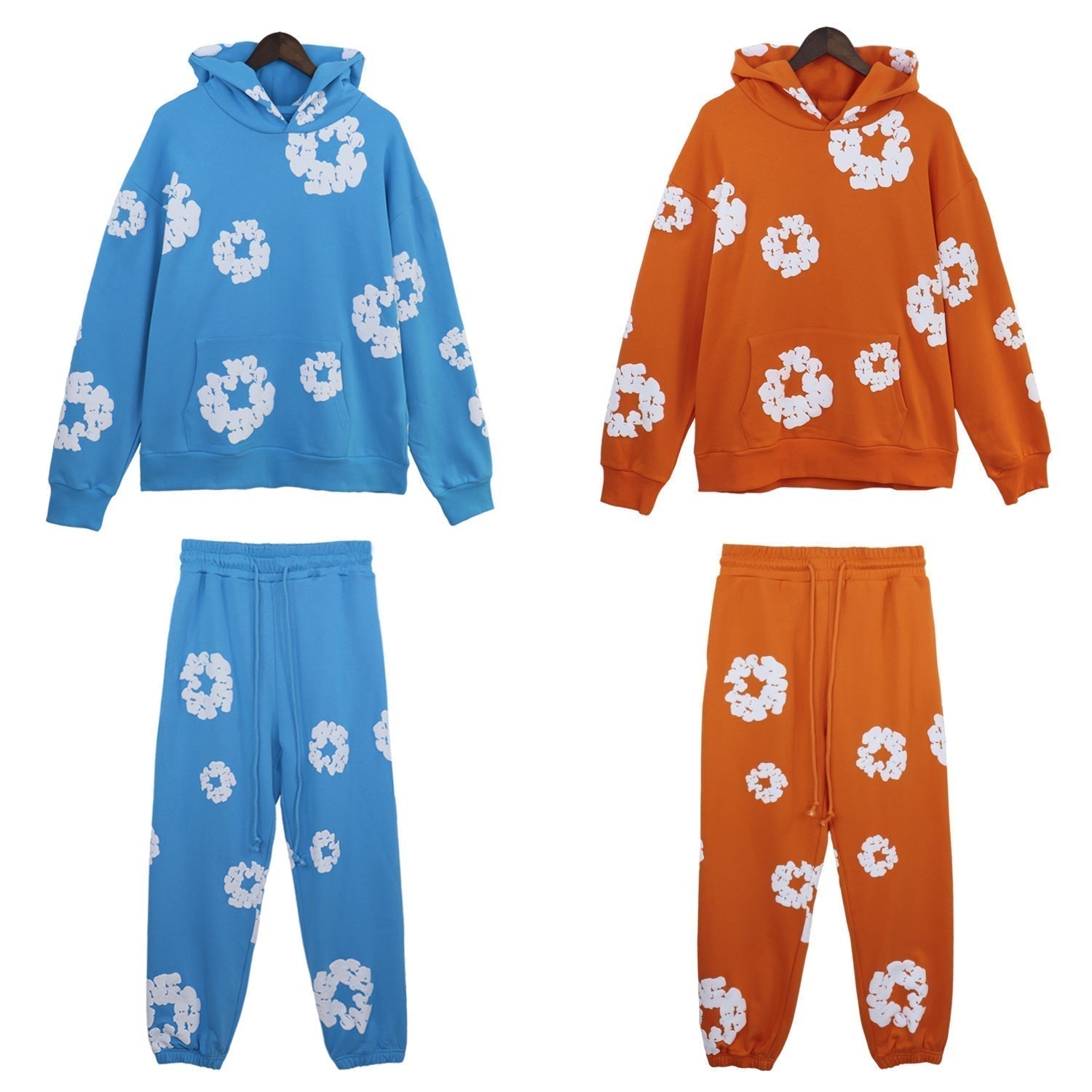 Denim Tears Men's Outfit: Hoodie/Pants (Separate Purchase Options)