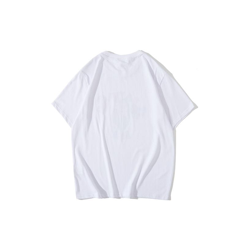 Bathing Ape T-Shirt Summer Colorful Letters Little Monkey T-shirt Half-Sleeved Casual Short Sleeve
