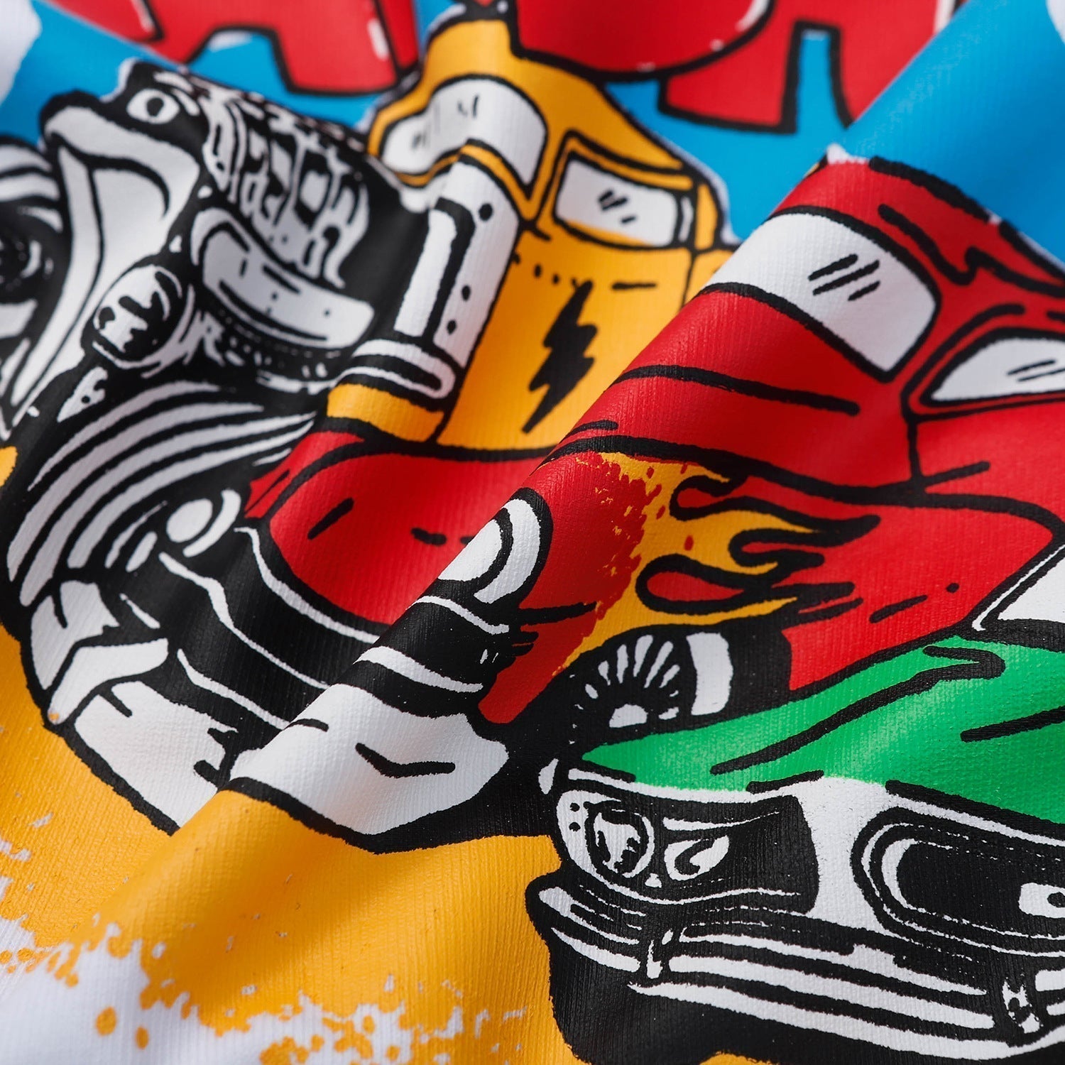 Gallery Dept T Shirts Men's Car Painted Print Loose