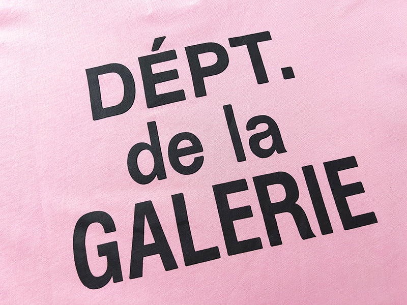 Gallery Dept T Shirts round Neck Short Sleeve T-shirt Pure Cotton