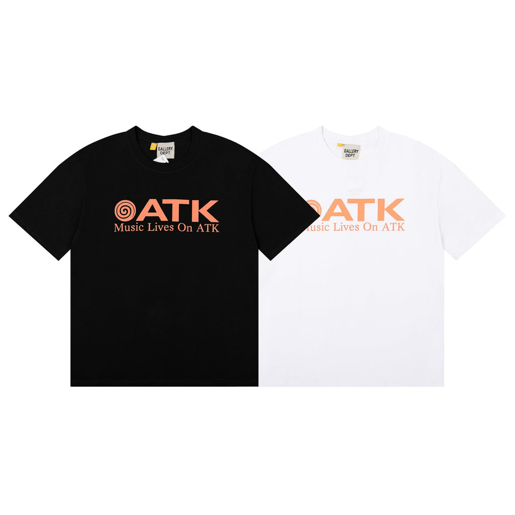 Gallery Dept T Shirts American Fashion Brand Gallery Dept Printed Cotton Casual Short-Sleeved T-shirt for Men and Women