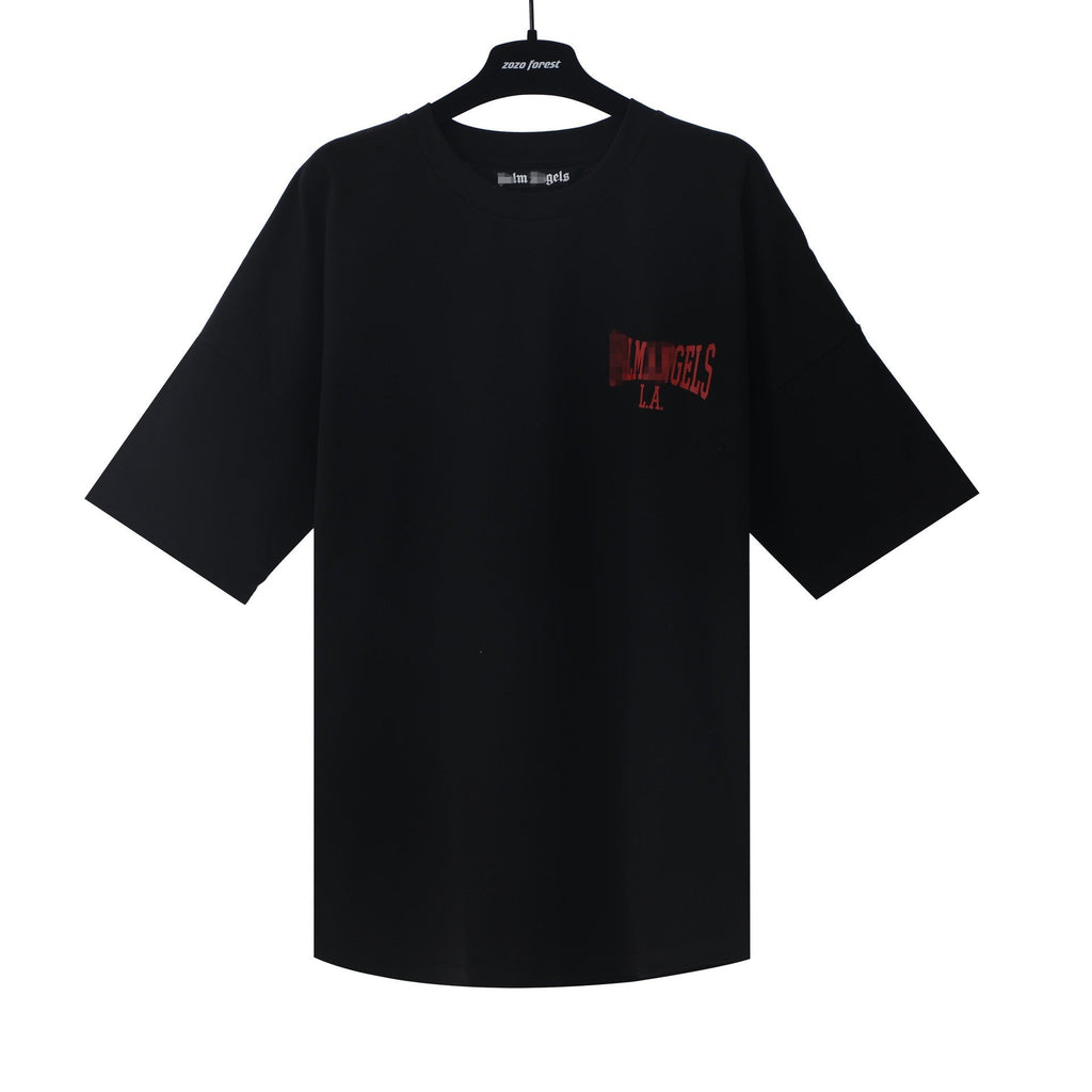 Palm Angels T-shirt Alphabet Slogan Printed Short Sleeve T-shirt