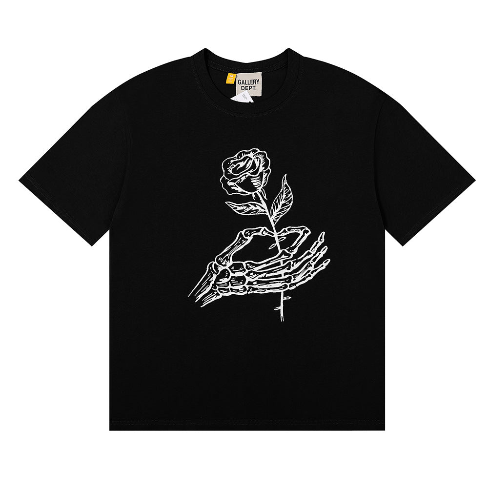 Gallery Dept T Shirts Printed Letter Cotton Short-Sleeved T-shirt for Men