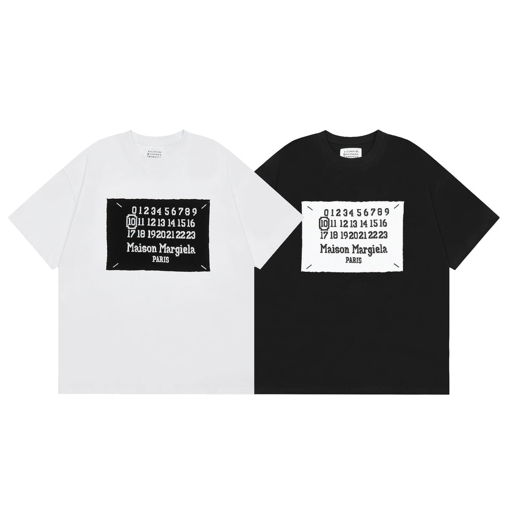 Maison Margiela T-shirt Crew Neck Loose Short Sleeve T-shirt