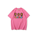 Bathing Ape T-Shirt Casual T-shirt Round Neck Short Sleeve