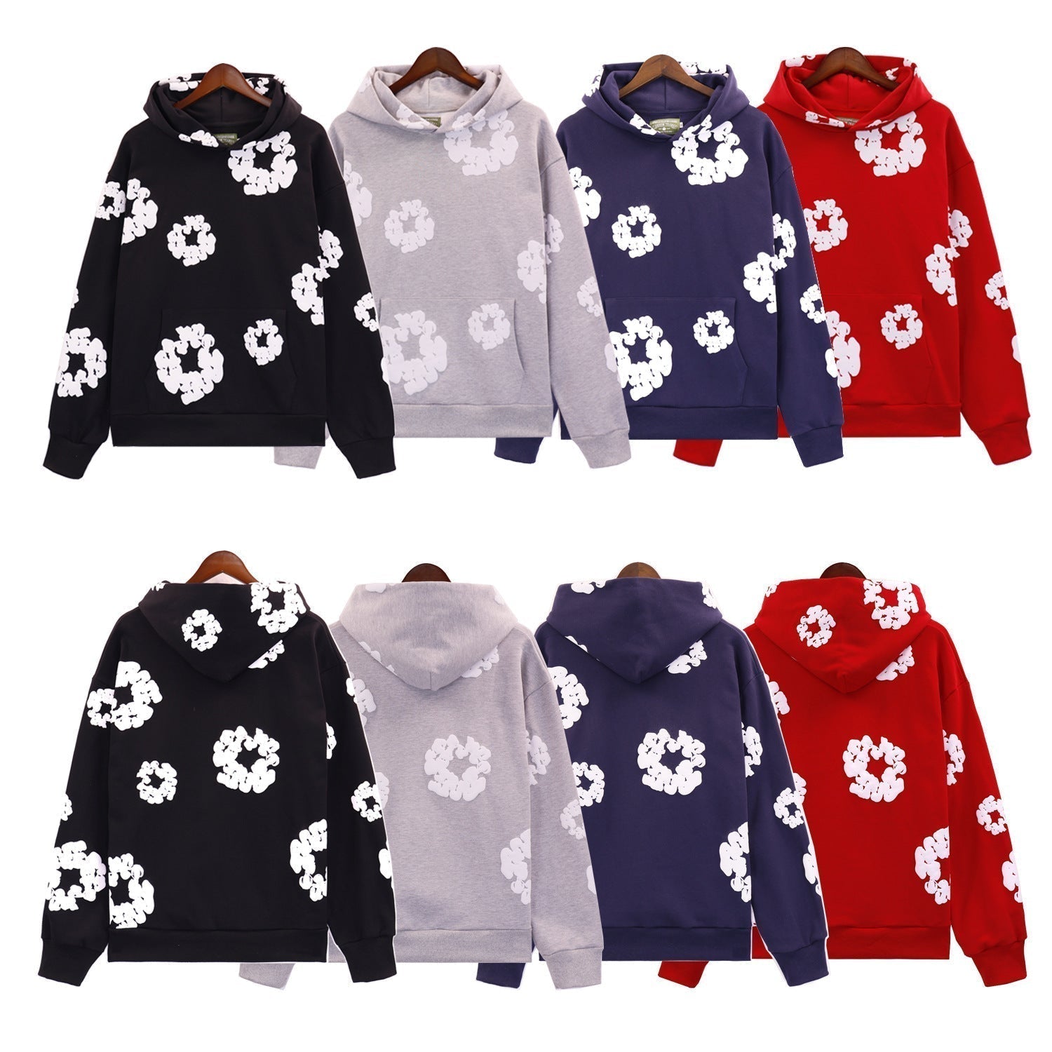 Denim Tears Men's Outfit: Hoodie/Pants (Separate Purchase Options)