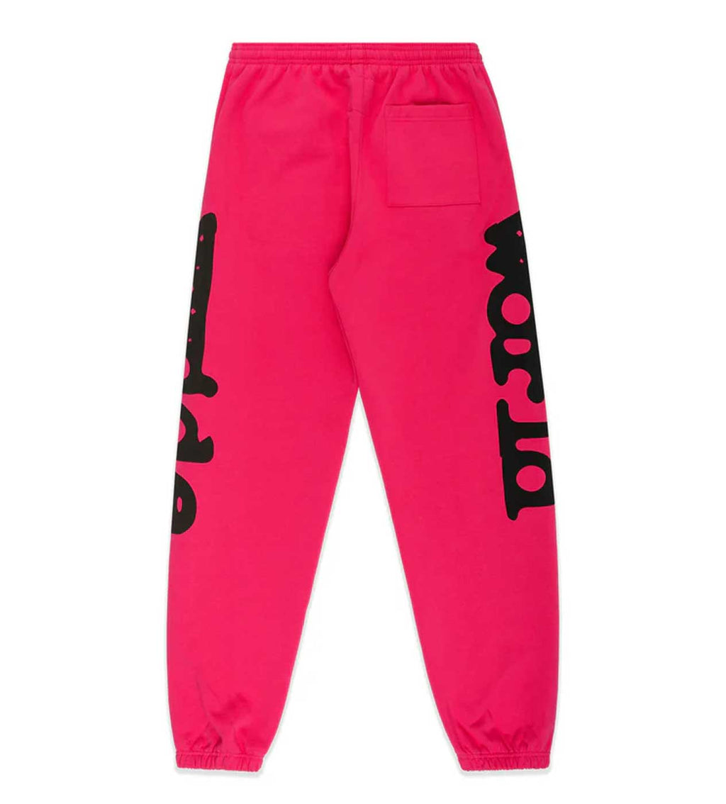 Sp5der Beluga v2 Sweatpants Pink