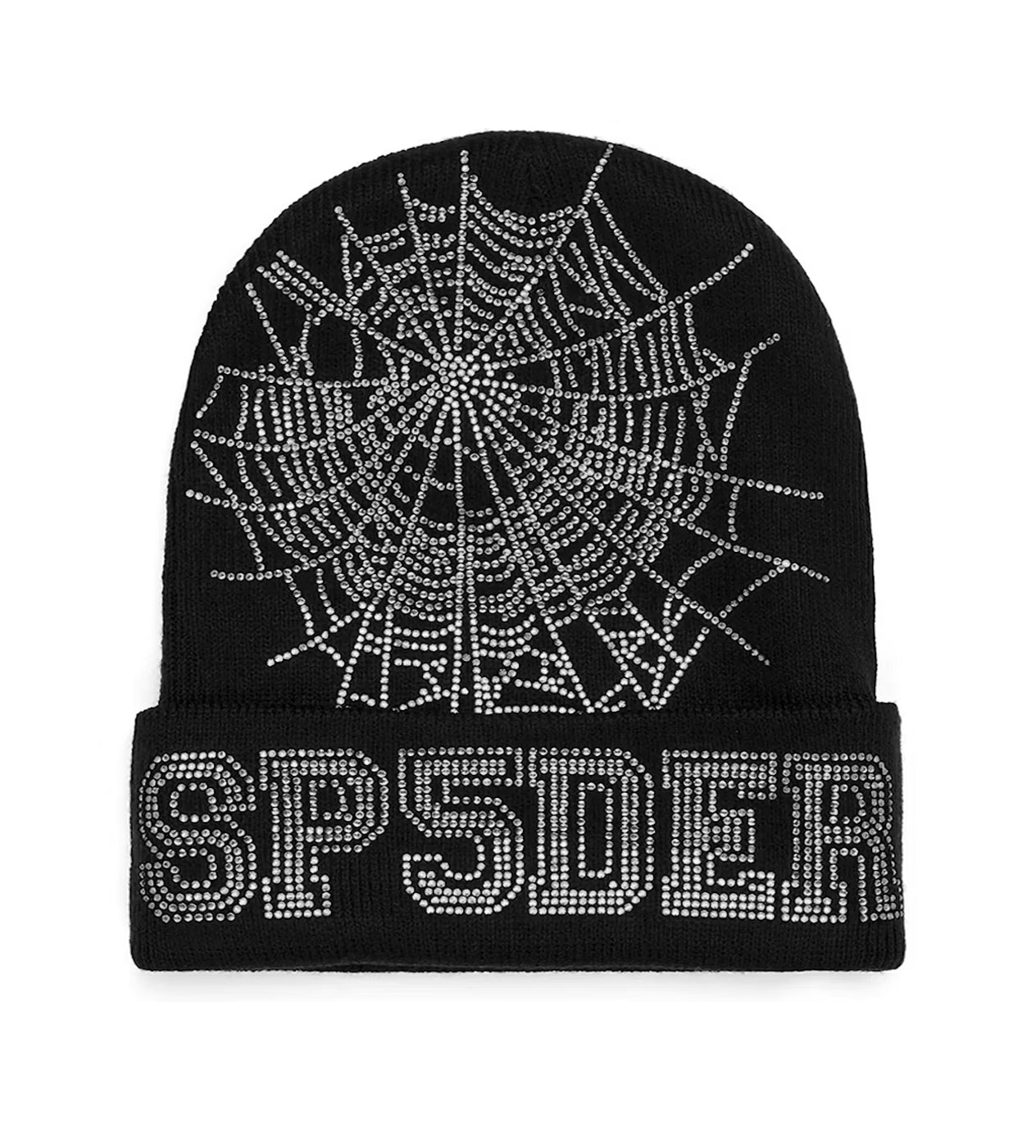 Sp5der Web Beanie Black