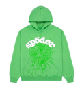 Sp5der Web Hoodie Slime Green