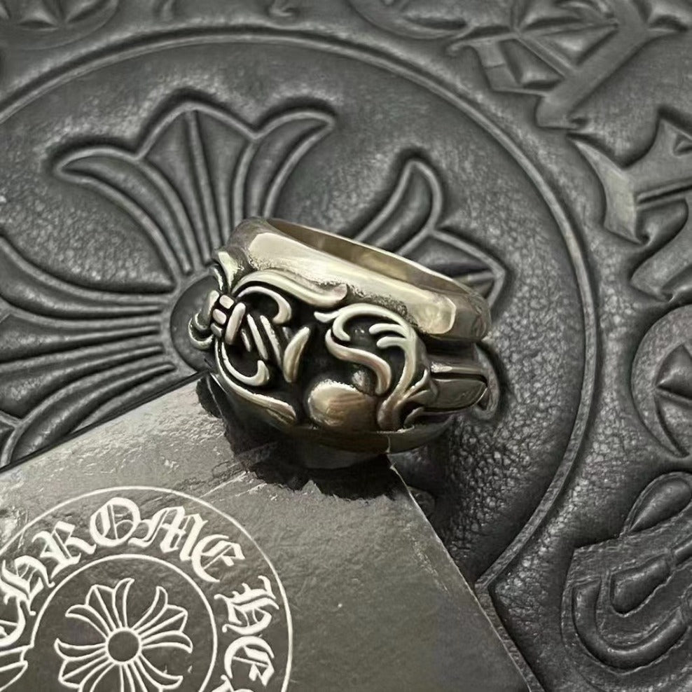 Chrome Heart Ring for Men and Women