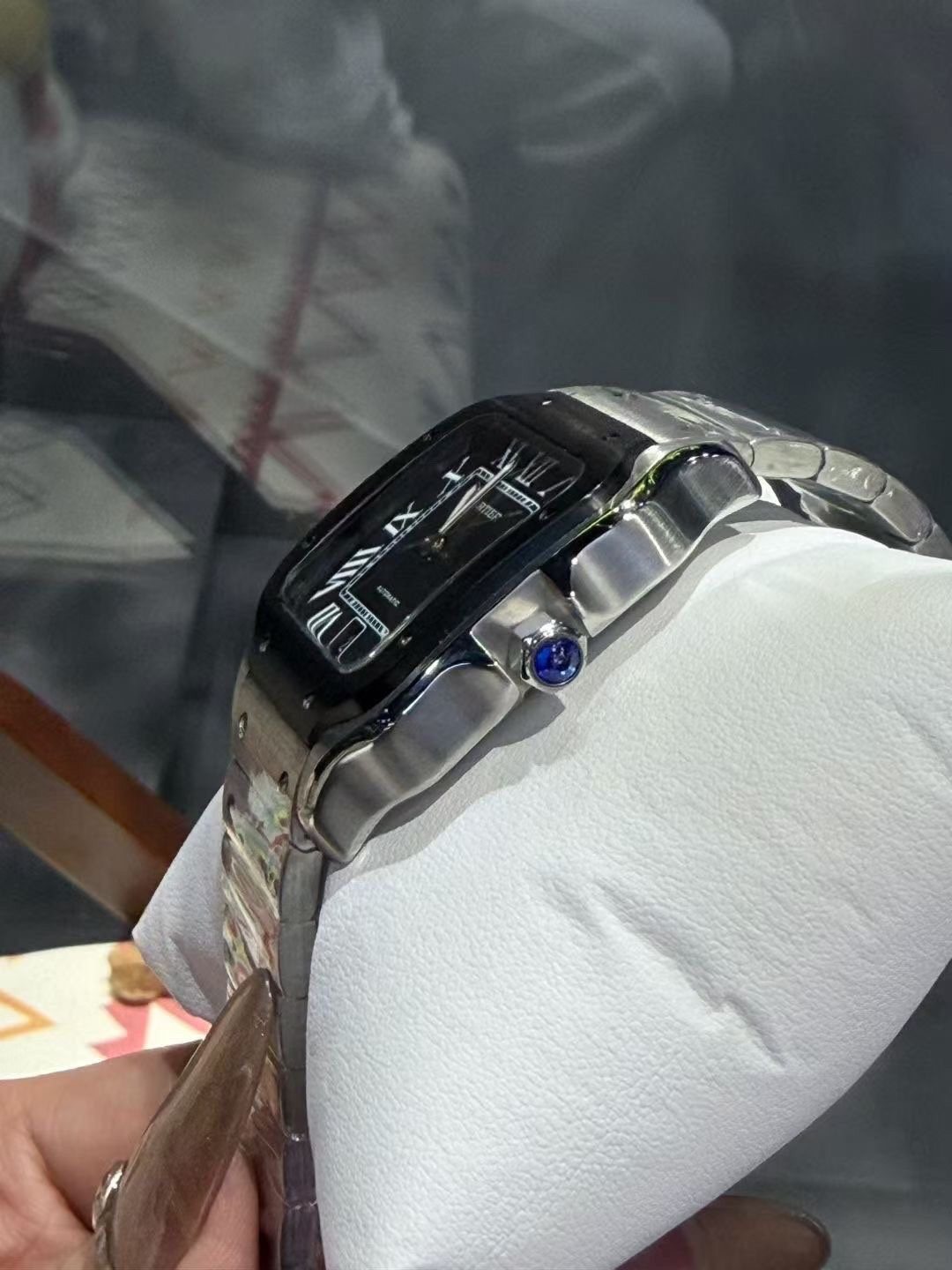 Cartier Black Dial Bracelet Watch