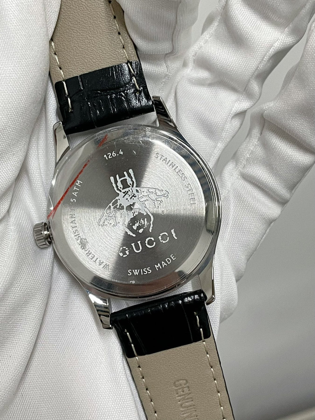 Gucci Black Bee Dial Watch